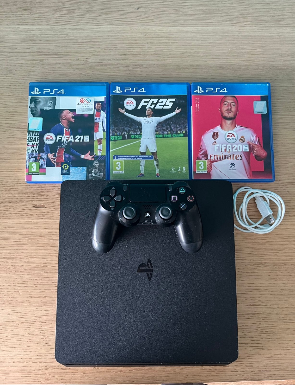 PlayStation 4 slim, Ophalen, Met 2 controllers, Slim, 500 GB