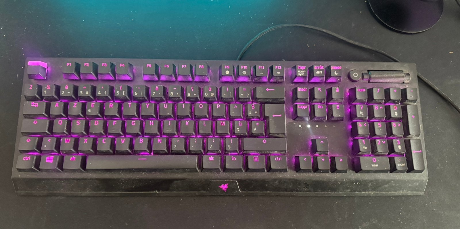Razer blackwidow v3, Computers en Software, Gebruikt, Azerty, Ophalen of Verzenden, Verlichte toetsen