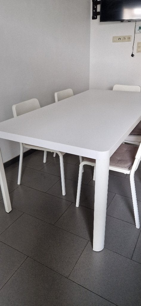Eetafel, Huis en Inrichting, Tafels | Eettafels, Ophalen, Gebruikt, Vijf personen of meer, 150 tot 200 cm