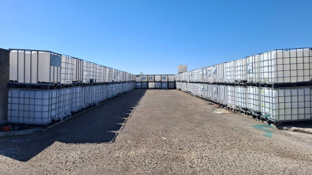 IBC container, regenwater, opslag, drinkbak, Tuin en Terras, Regentonnen, Hout, Ophalen