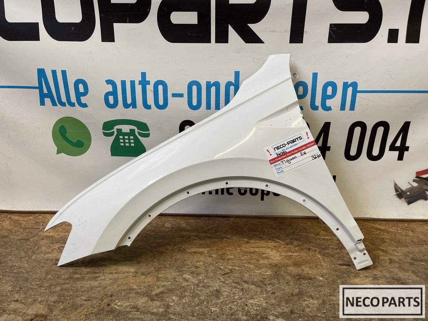 VOLKSWAGEN TIGUAN 5N ZIJSCHERM SPATBORD ORIGINEEL, Auto-onderdelen, Carrosserie, Spatbord, Volkswagen, Gebruikt, Ophalen of Verzenden