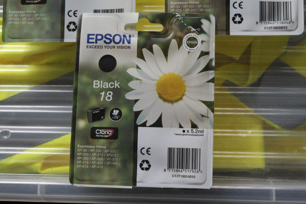 epson black 18, inktcartridge black Madeliefje-serie, Computers en Software, Printerbenodigdheden, Ophalen of Verzenden, Nieuw