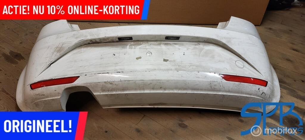 Leon 1P Facelift 5P 2009 t/m 2012 Achterbumper Achter Bumper, Gebruikt, Ophalen of Verzenden, Achter, Bumper