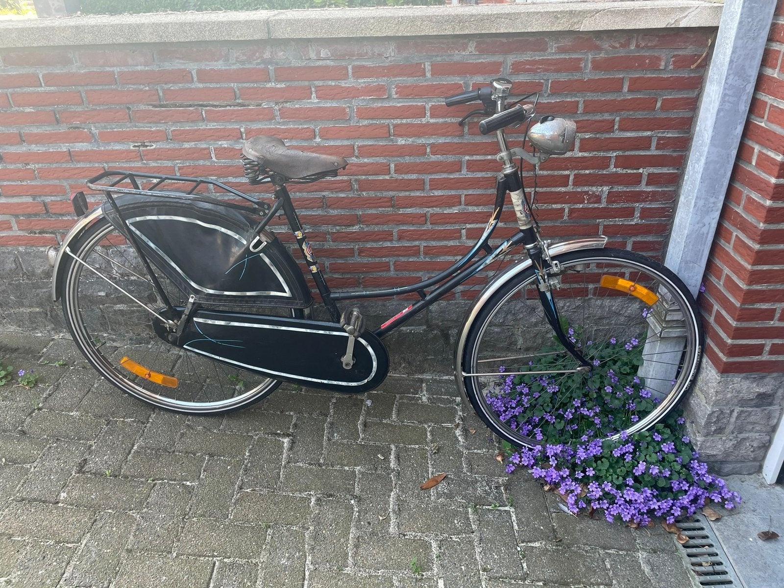 Vintage fiets, Ophalen