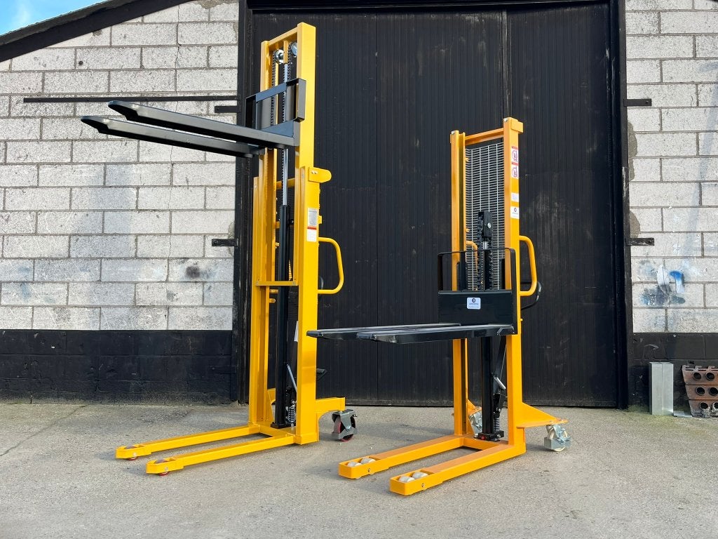 Stapelaar manueel 1,6m - 2,5m - 3,0m (1000Kg) Nieuw!!!, Zakelijke goederen, Machines en Bouw | Heftrucks en Intern transport, Tot 1000 kg