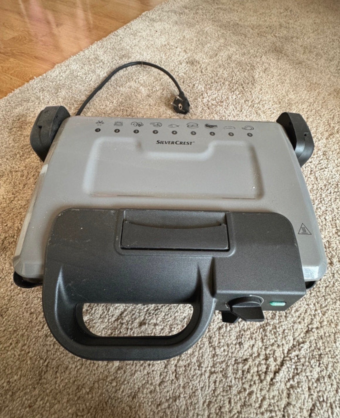 SilverCrest Contactgrill /met verwisselbare grillplaten, Electroménager, Enlèvement, Comme neuf