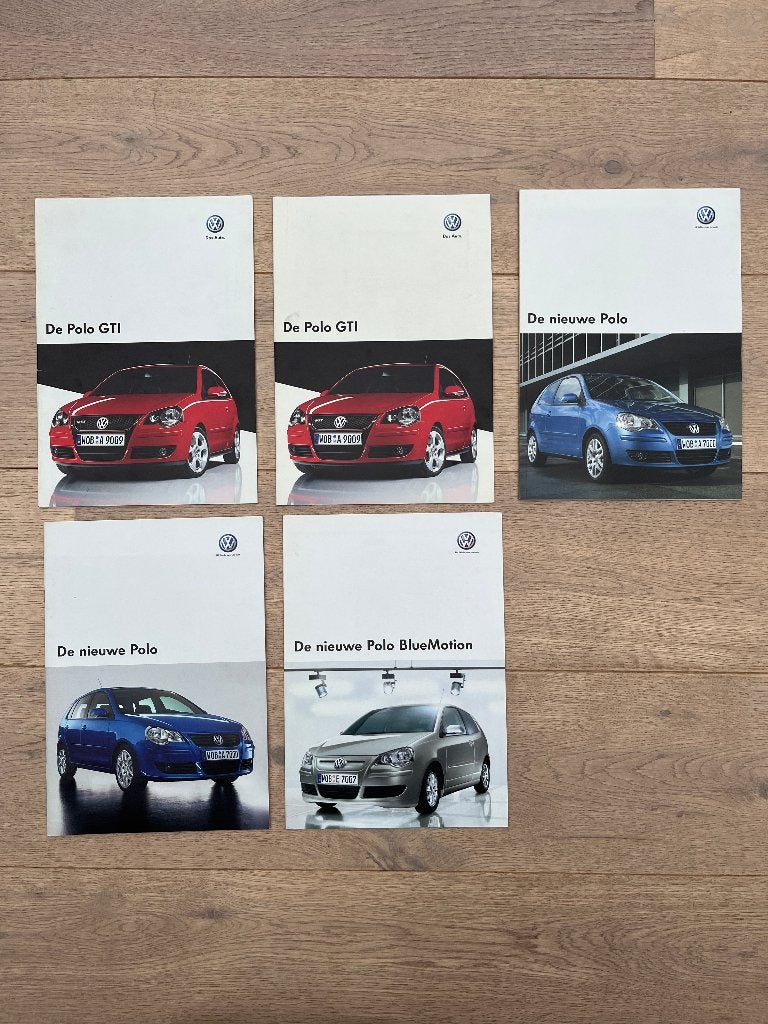 FOLDERS VOLKSWAGEN POLO, Ophalen of Verzenden, Volkswagen