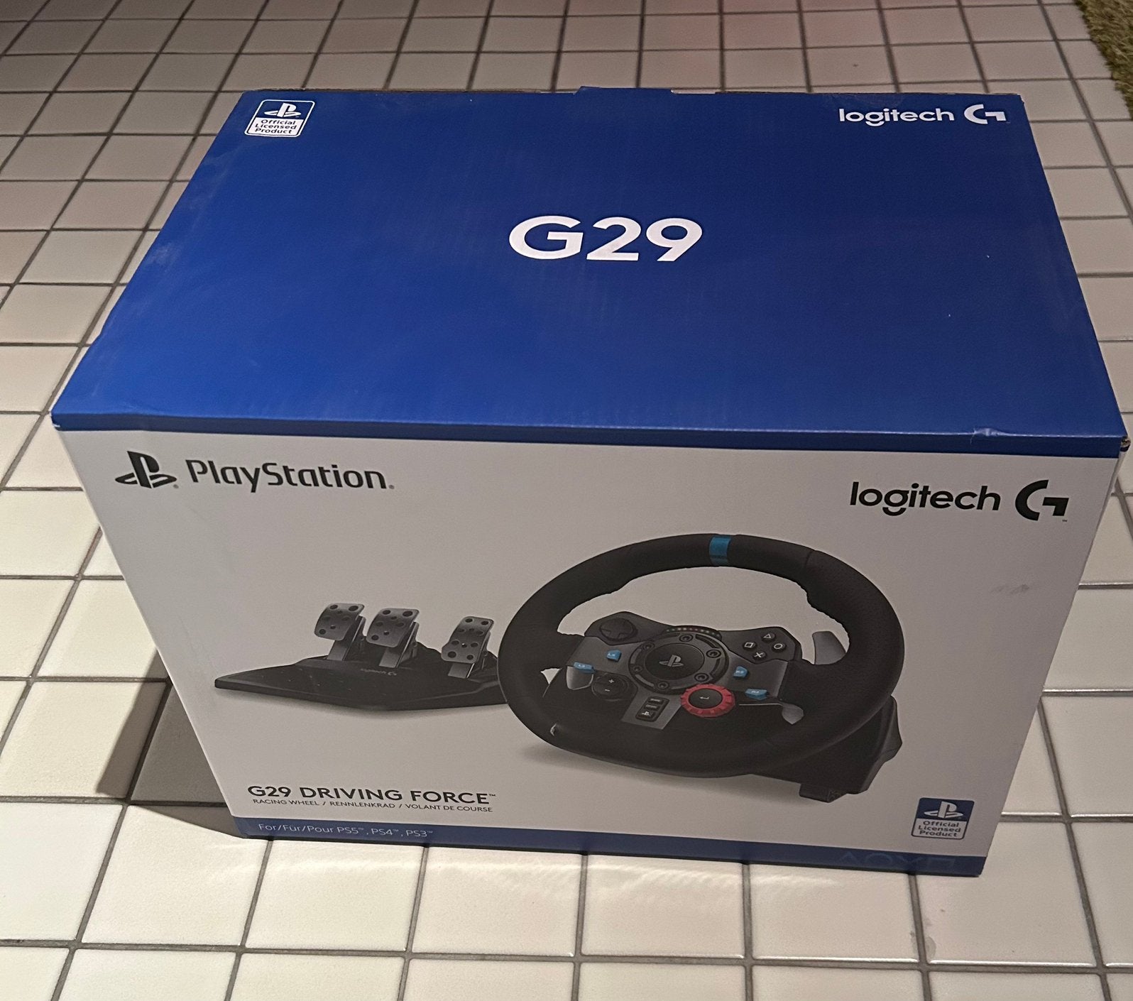 Volant Sony G29 avec pédales, Consoles de jeu & Jeux vidéo, Enlèvement, Comme neuf