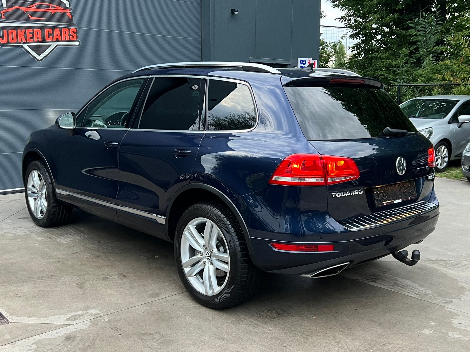 VW Touareg 4.2 TDi V8 340 lichte vrachtwagen van 3500 kg, Automaat, Blauw, Leder, Bedrijf