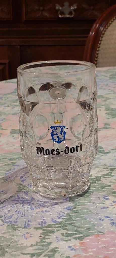 2 glazen bierpulls maes pils, Verzamelen, Ophalen of Verzenden