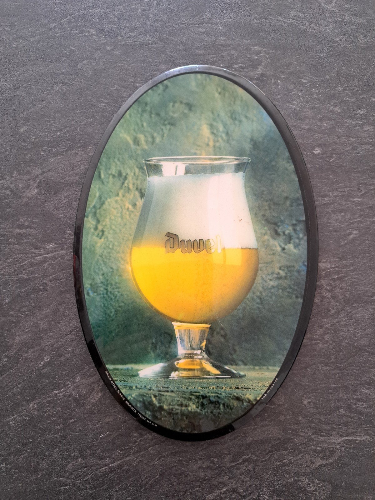 Panneau d'affichage Duvel Moortgat, Enlèvement ou Envoi, Comme neuf, Panneau, Plaque ou Plaquette publicitaire, Duvel