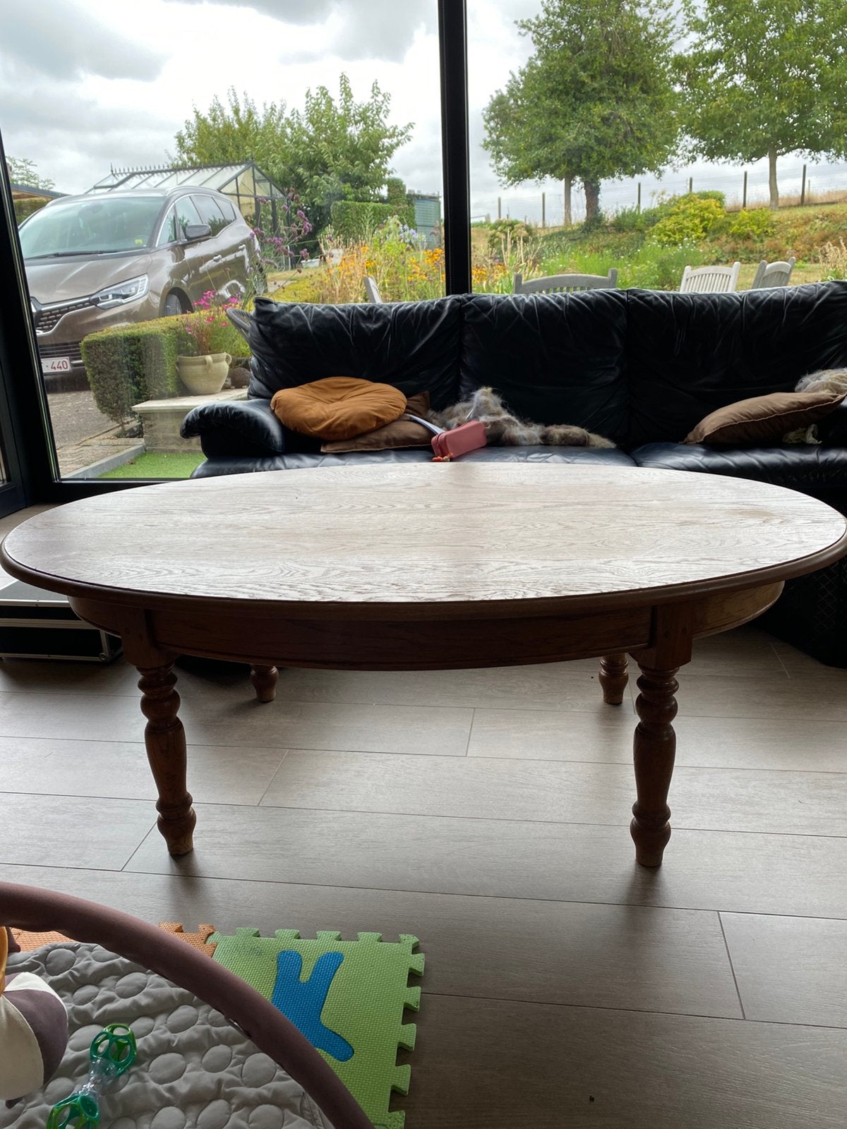 table basse, Maison & Meubles, 100 à 150 cm, 100 à 150 cm, Enlèvement, Utilisé