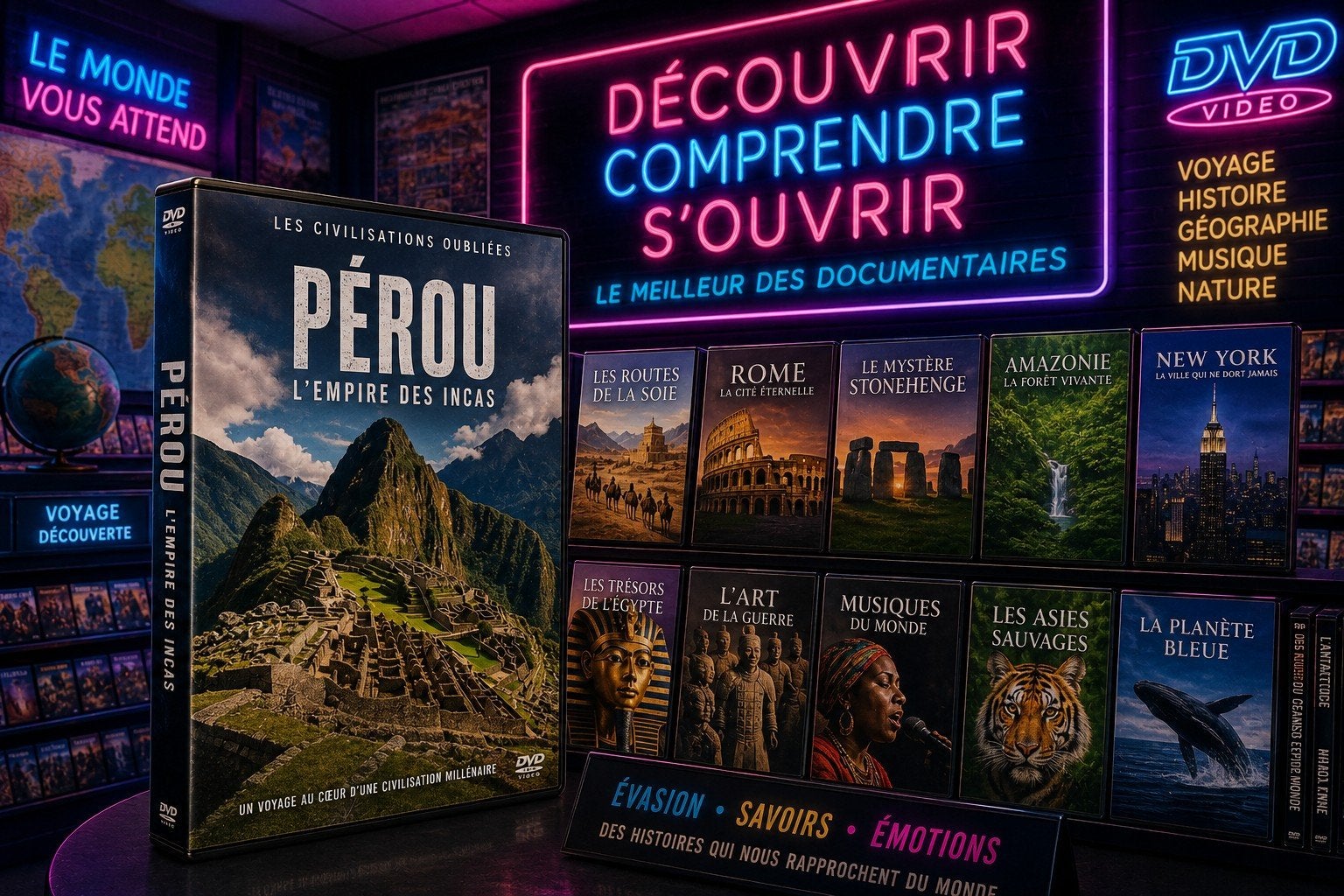 DVD FILM DOCUMENTAIRE, CD & DVD, DVD | Documentaires & Films pédagogiques, Tous les âges, Allemand, Comme neuf, Voyage