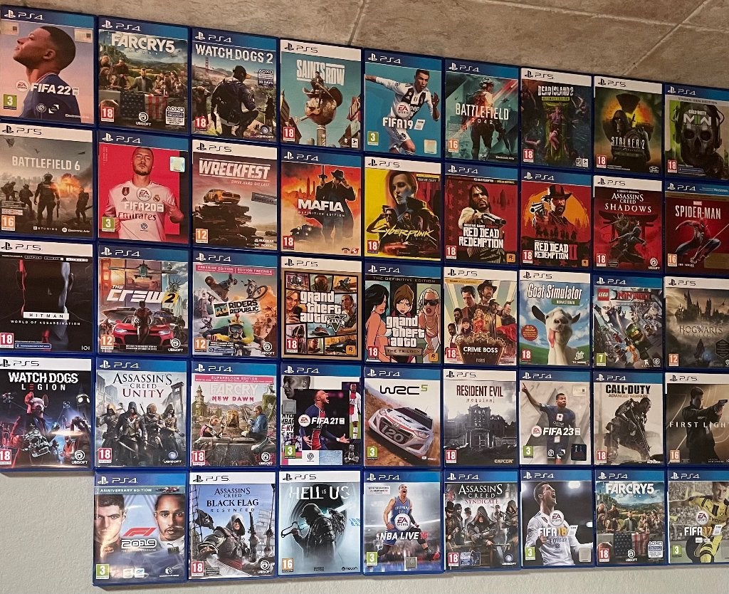 14 jeux PlayStation 4/5, Enlèvement ou Envoi, Comme neuf