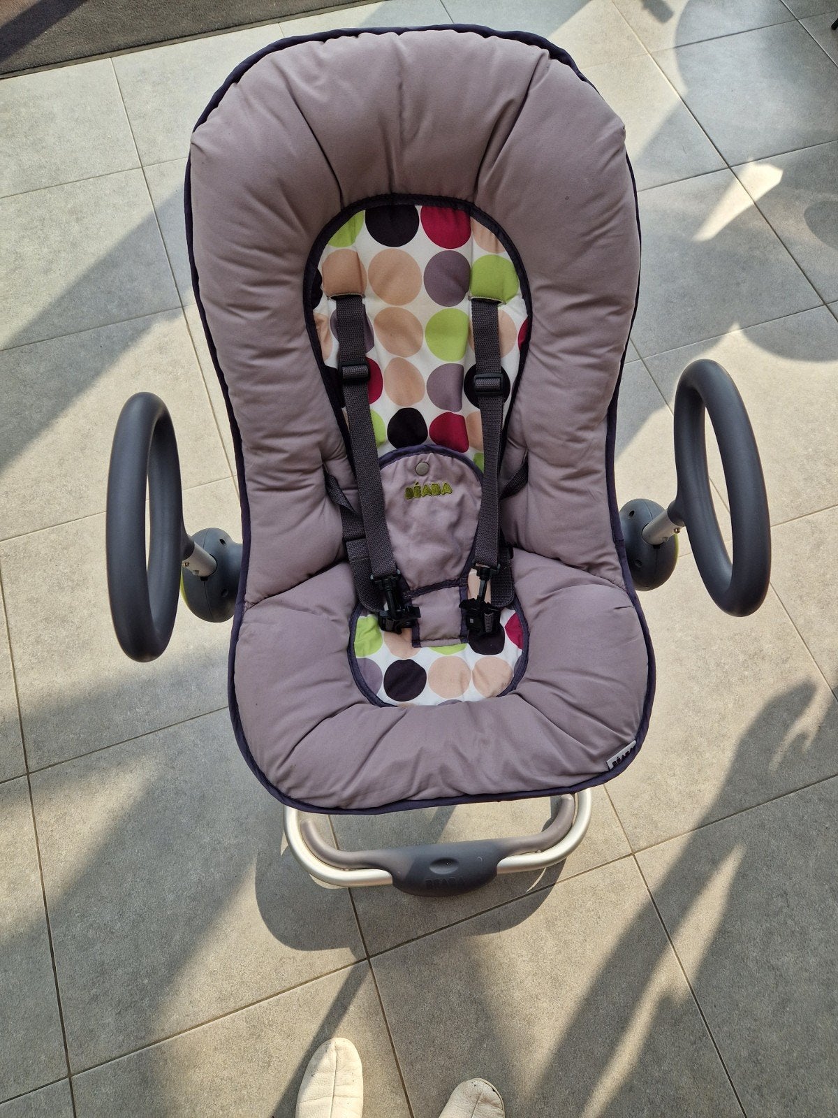 Baby relaxstoel, Kinderen en Baby's, Wipstoeltjes, Ophalen, Gebruikt, Schommelstoel, Met gordel(s) of riempje(s)