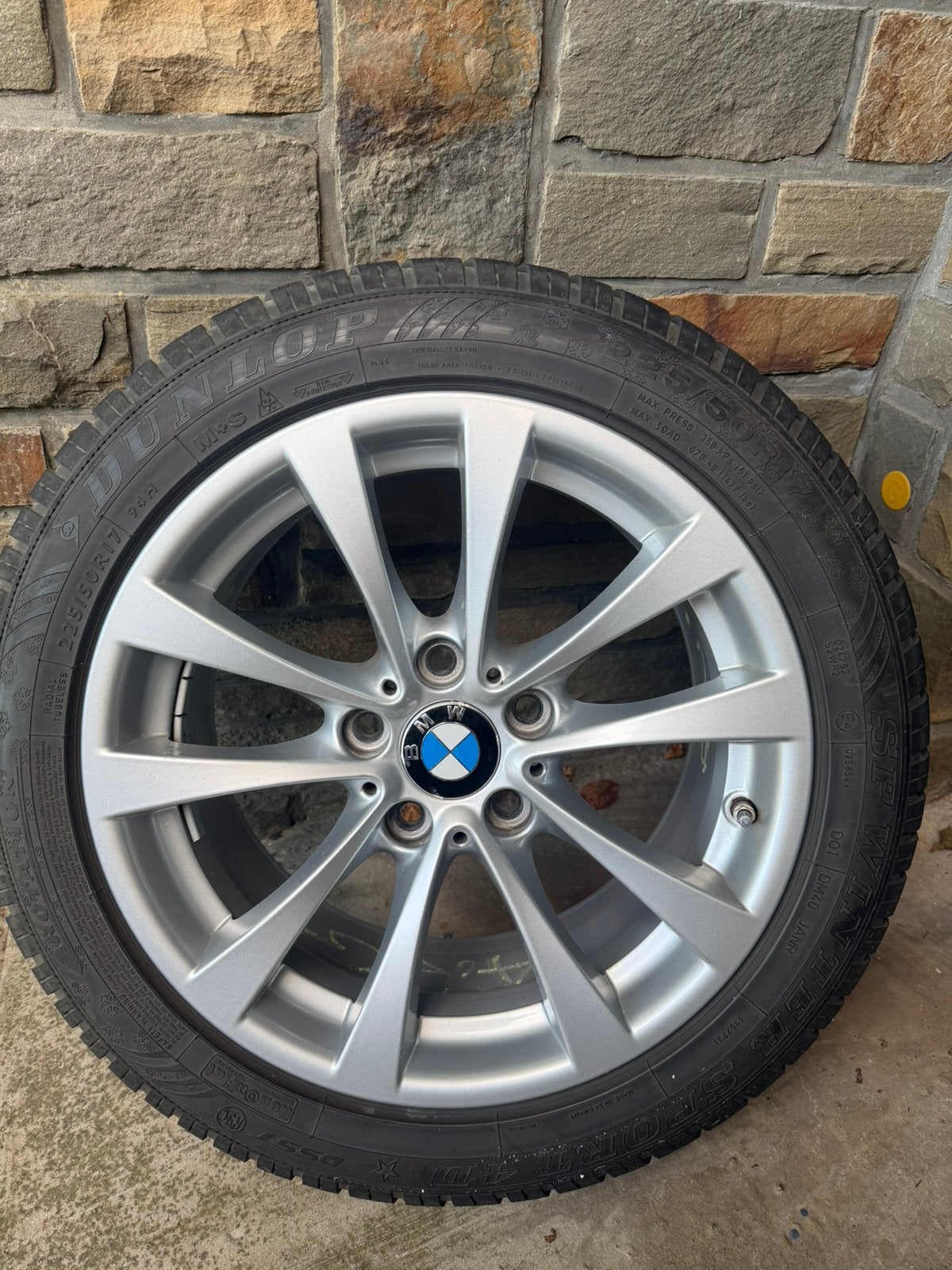 Kit Hiver BMW Original 395 17” rdci F30/F31/F32/F33/36, Autos : Pièces & Accessoires, Enlèvement, Pneu(s)