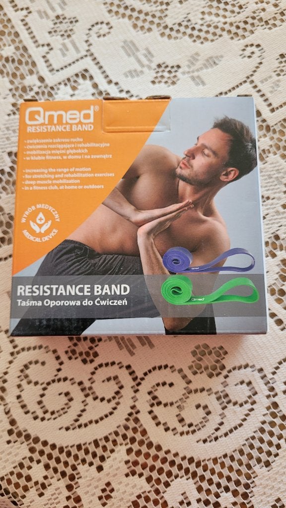 Bande musculation Qmed, Enlèvement ou Envoi, Comme neuf, Bande de résistance