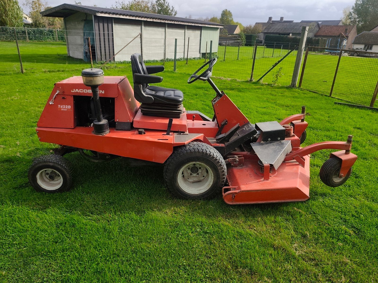 Jacobson frontmaaier met kubota motor 21pk, Ophalen
