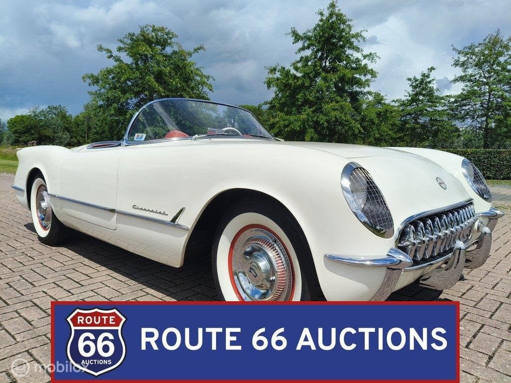 Chevrolet Corvette C1 | 1954 | Route 66 Auctions, Autos, Achat, Entreprise, Chevrolet, Boîte manuelle