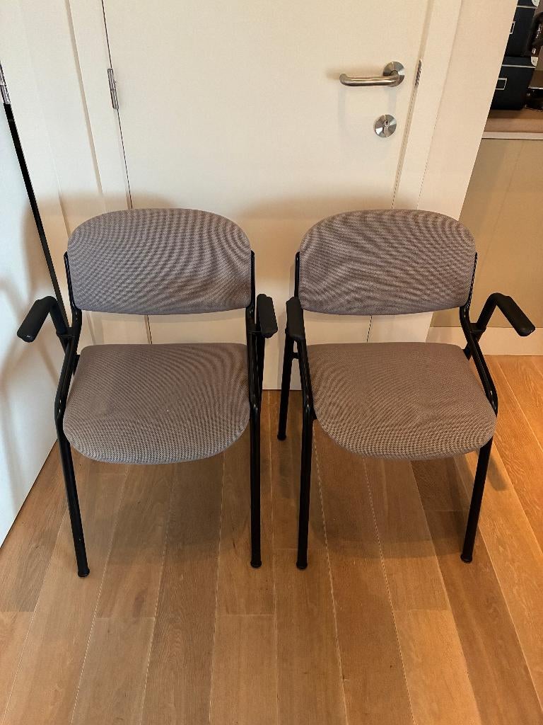 Zeer stevige stoelen, Ophalen, Gebruikt, Stof, Grijs