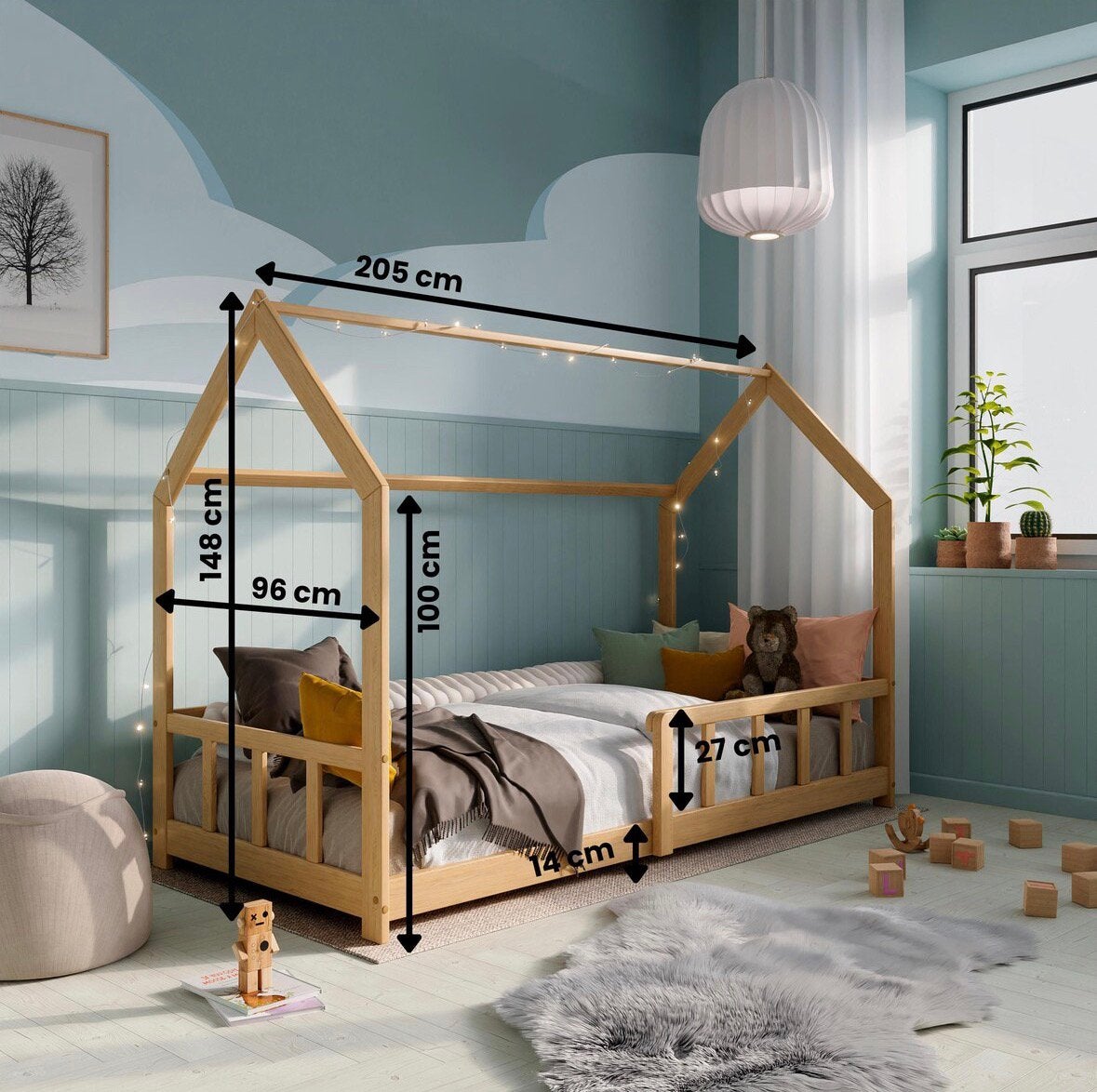 Montessori vloerbed inclusief matras – zo goed als nieuw!, Kinderen en Baby's, Ophalen, Zo goed als nieuw, Matras