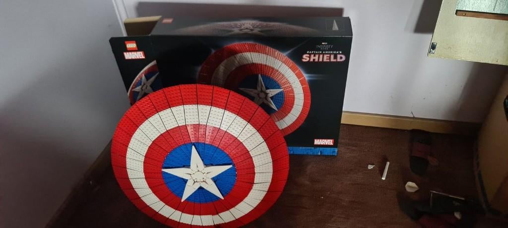 Lego 76262 Captain America Shield, Marvel, Lego, Ensemble complet, Comme neuf
