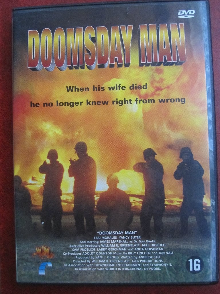 Doomsday Man (1998), Cd's en Dvd's, Dvd's | Actie, Zo goed als nieuw, Actie, Vanaf 16 jaar, Engels, Nederlands, Ophalen of Verzenden