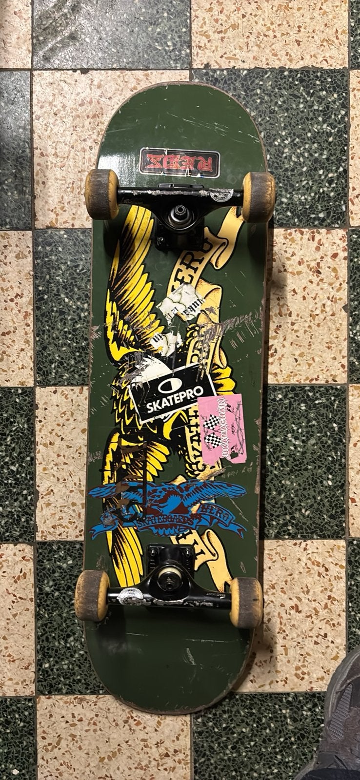 Skateboard Anti Hero, Enlèvement, Utilisé, Skateboard