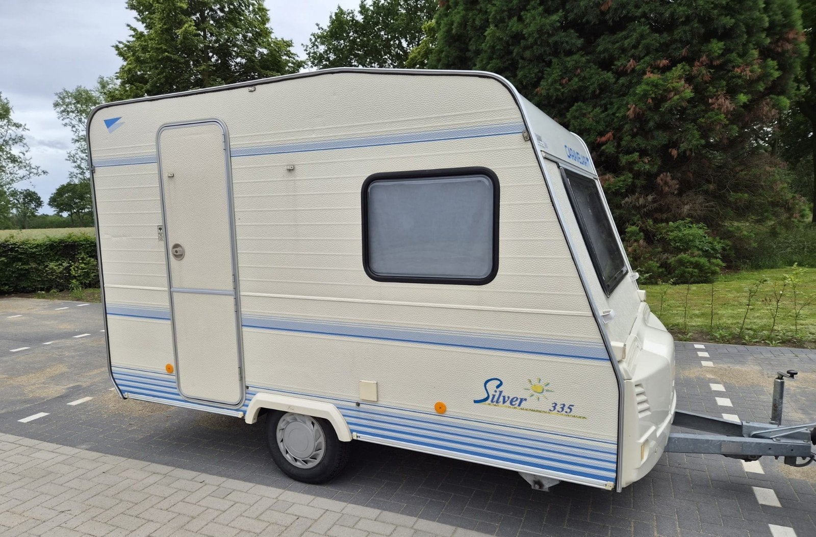 Mooie caravan Caravelair Keuringsvrij voortent fietsendrager, Treinzit, Particulier, Caravelair, Openslaande ramen
