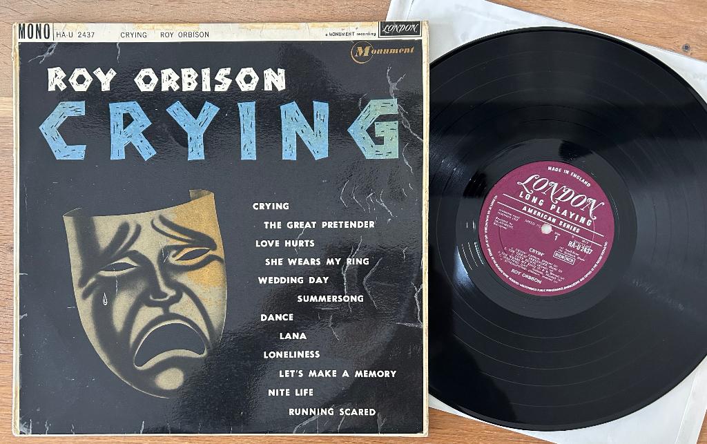 ROY ORBISON - Crying ( LP ), Pressage original, Envoi, Utilisé, 12 pouces