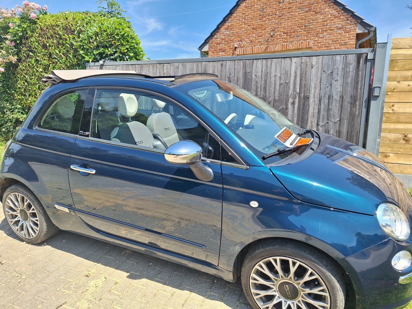 Fiat 500cc van/de 2013 met/avec 65k km, Particulier, Te koop