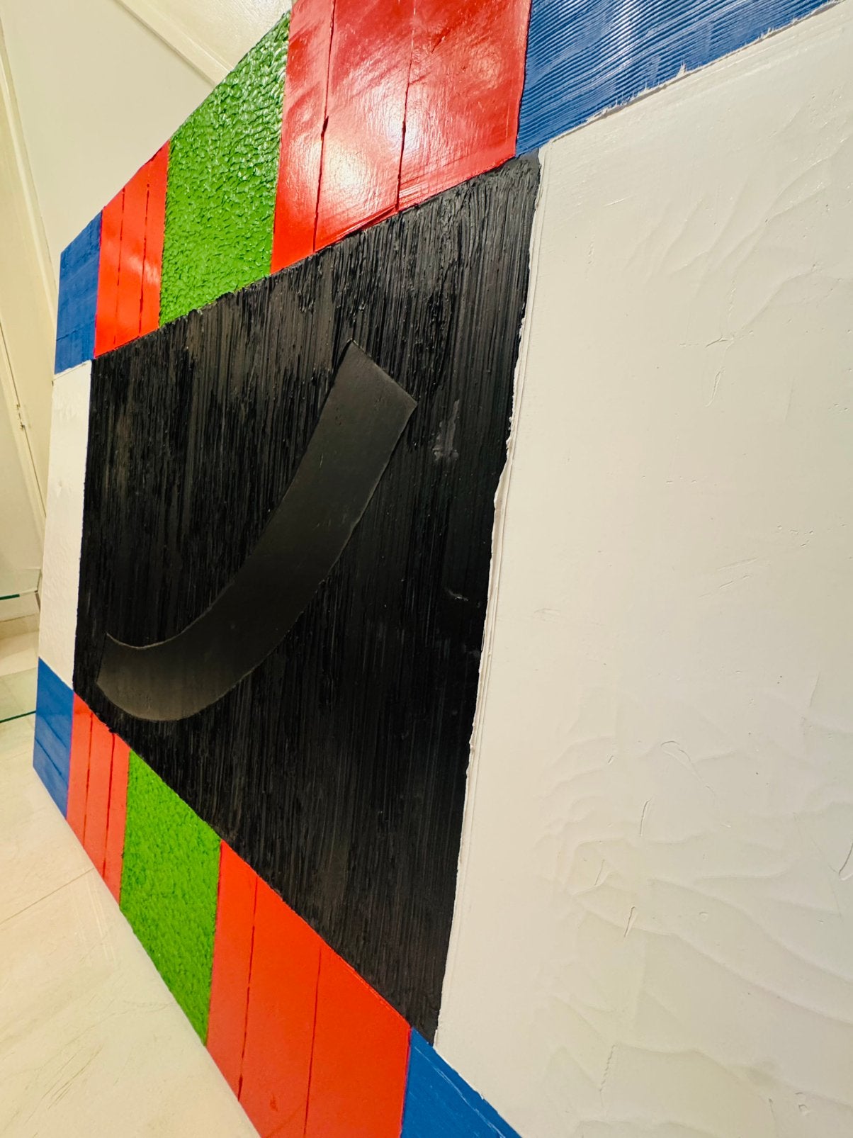 Groot schilderij op doek 160cmx130 cm, Antiek en Kunst, Ophalen of Verzenden