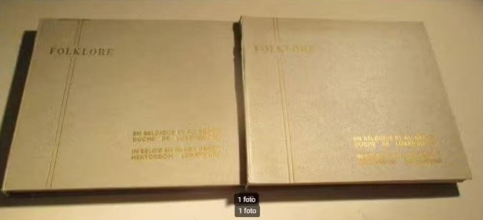 2 livres d'images - Le folklore en Belgique et au Luxembourg, Enlèvement ou Envoi, Comme neuf, Livre d'images