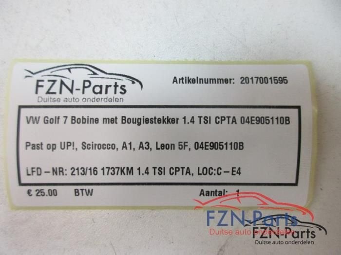 Bobine Volkswagen Golf (22743263), Enlèvement ou Envoi, Utilisé