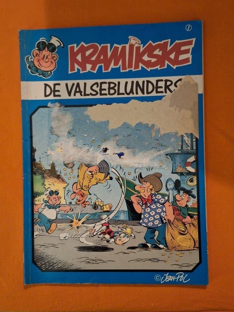 Kramikske 1: de valseblunders, Eén stripboek, Ophalen of Verzenden, Gelezen