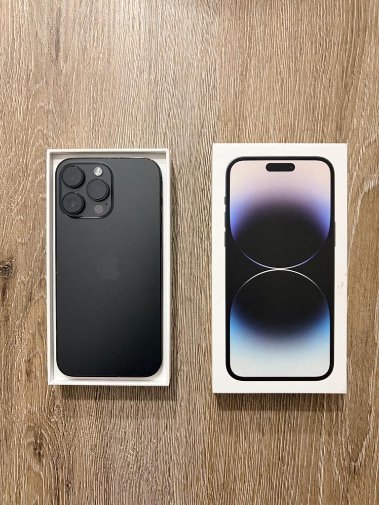 Iphone 14 pro max 256gb, Telecommunicatie, Gebruikt, Zwart, 82 %, IPhone 14 Pro Max