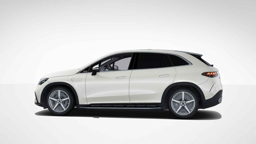Mercedes-Benz EQE-Klasse 350 4MATIC SUV AMG Line Panoramisch, Auto's, Automaat, Stof, Wit, 96 kWh