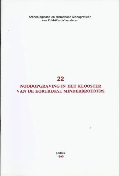 KLOOSTER MINDERBROEDERS (ARCHEOLOGIE ZUID-WEST-VLAANDEREN), Boeken, Ophalen of Verzenden, Gelezen, Ph. Despriet e.a.