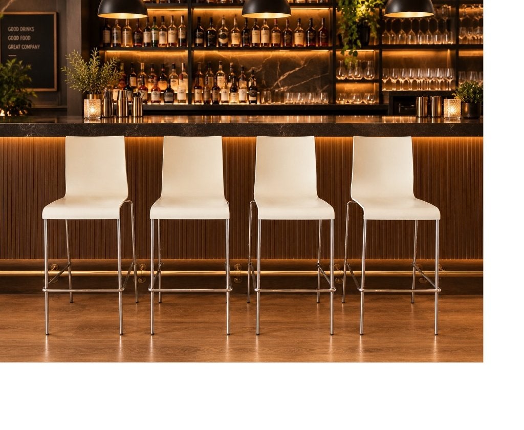 Ensemble de tabourets/tabourets de bar design 3, 4ou6 pièces, Maison & Meubles, Enlèvement, Comme neuf, Beige