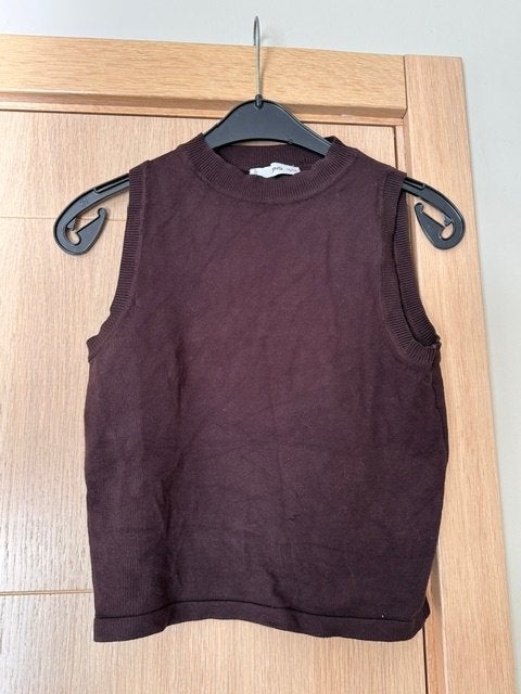 Shirt MNG maat xs (nr2425a), Kleding | Dames, Bruin, MNG, Ophalen of Verzenden, Zonder mouw