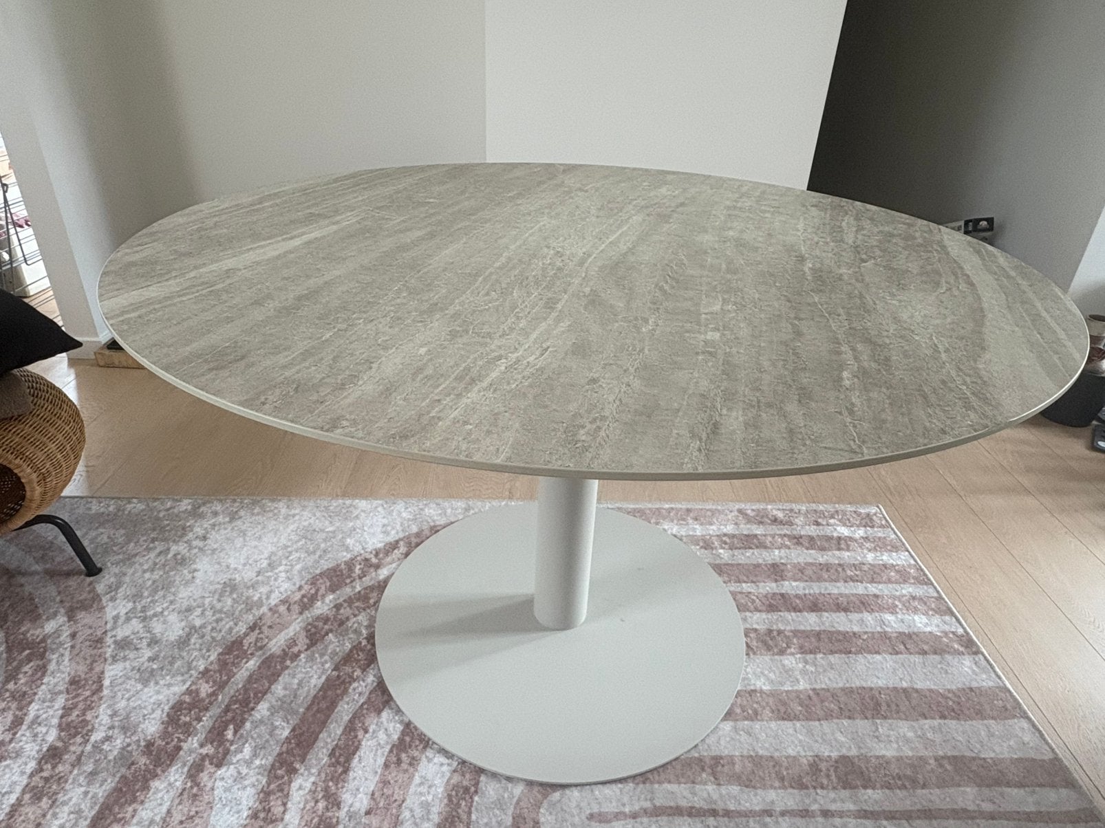 (Tuin)tafel marmerlook, Ophalen, Nieuw