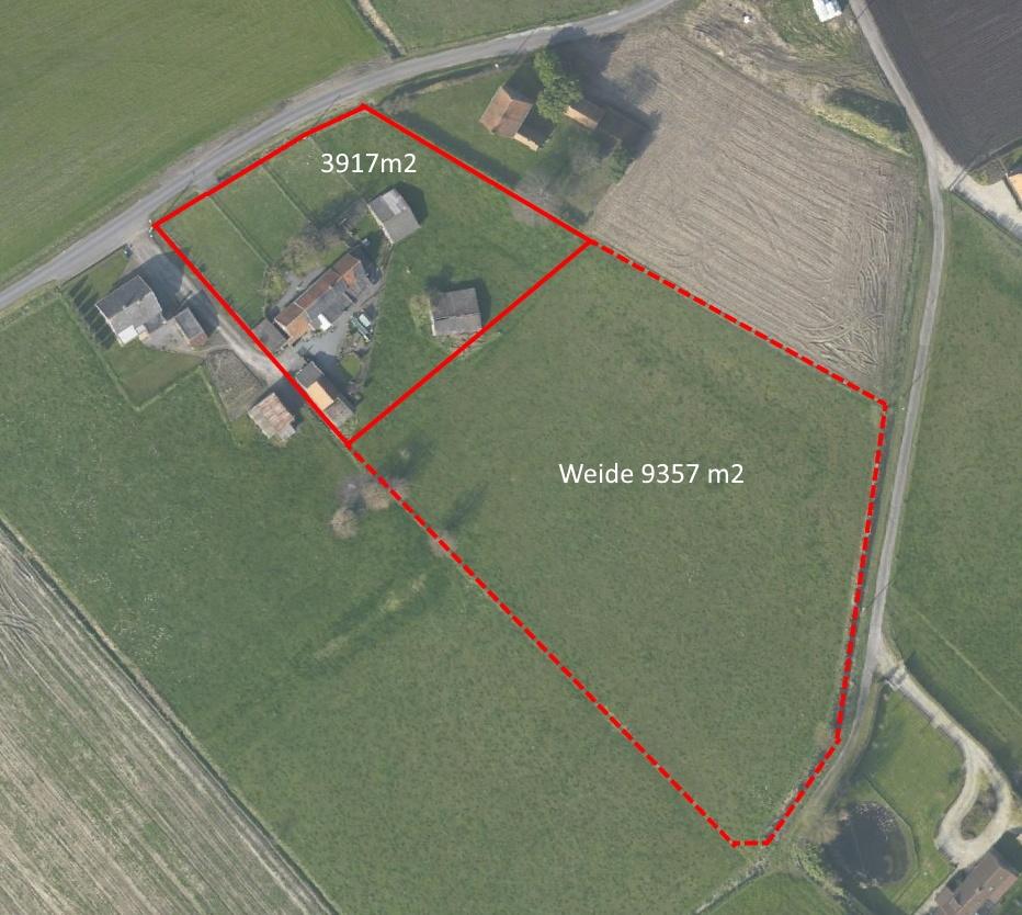 Ex-Hoevetje met bijgebouwen en optie van weide van bijna 1ha, Ventes sans courtier, 90 m², 2 pièces, 1500 m² ou plus