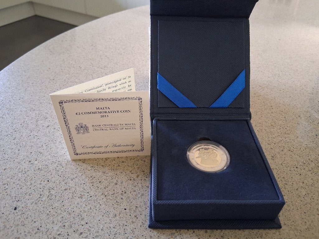 2 euro Malta 2013 Zelfbestuur Proof, Ophalen of Verzenden, Malta, 2 euro, Losse munt