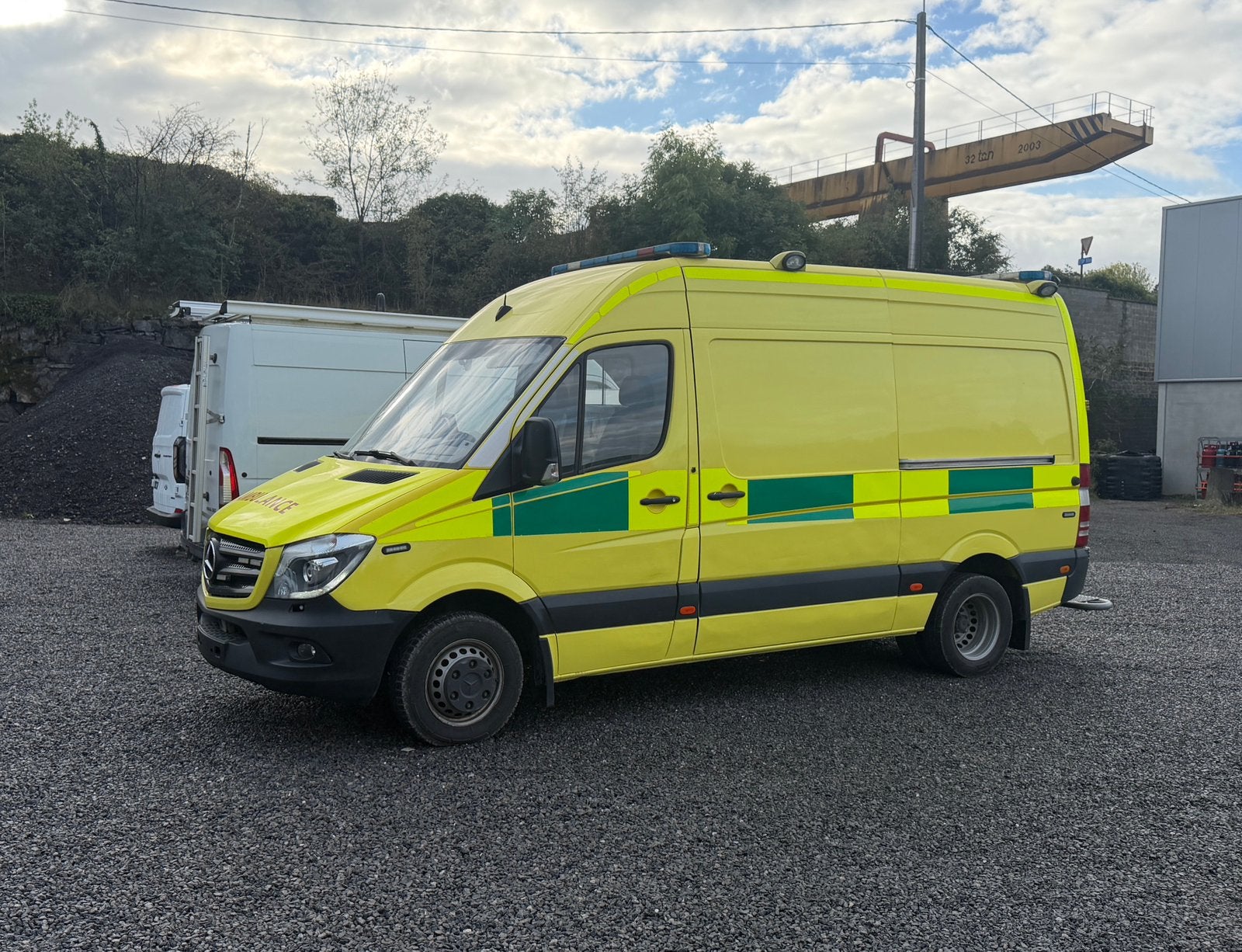 MERCEDES SPRINTER 519 CDI V6 – AMBULANCE FULL ÉQUIPÉE, Auto's, Automaat, Euro 5, Achterwielaandrijving, Zwart