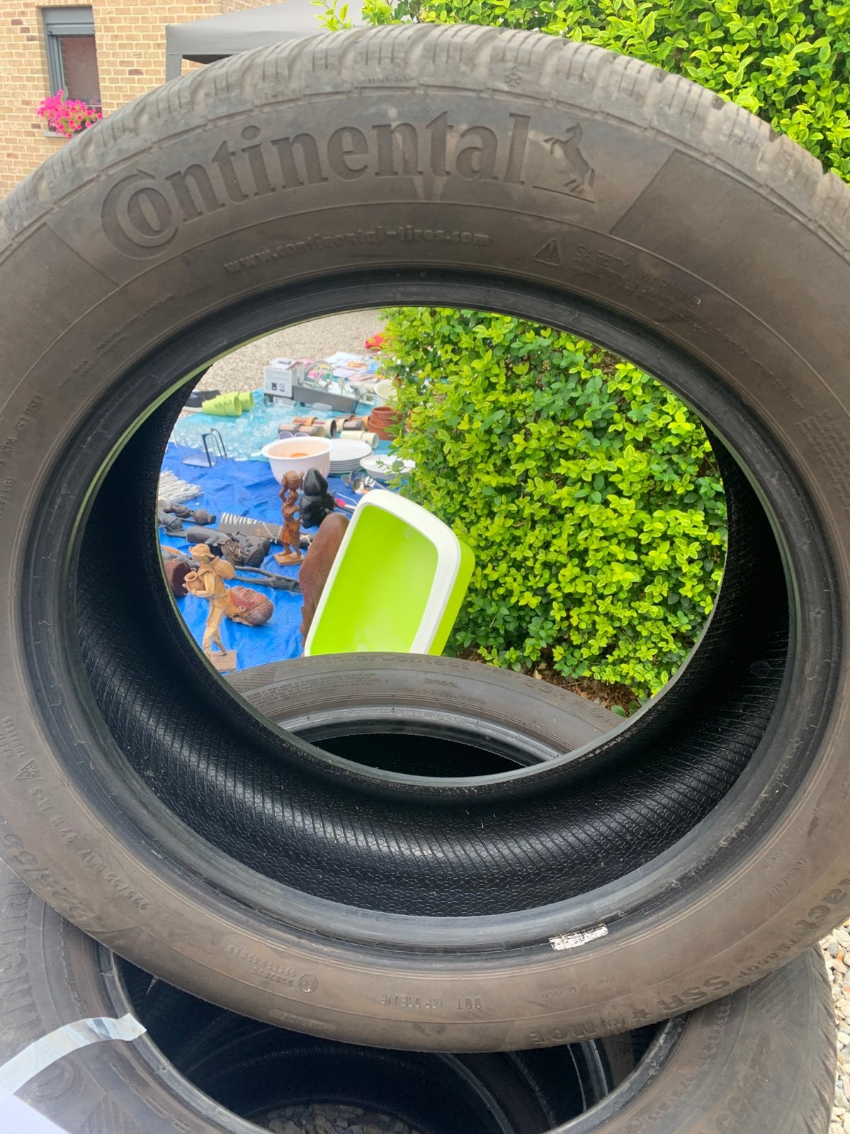Pneus hiver continental, Autos : Pièces & Accessoires, Pneus & Jantes, Pneus hiver, Enlèvement, Utilisé, 225 mm