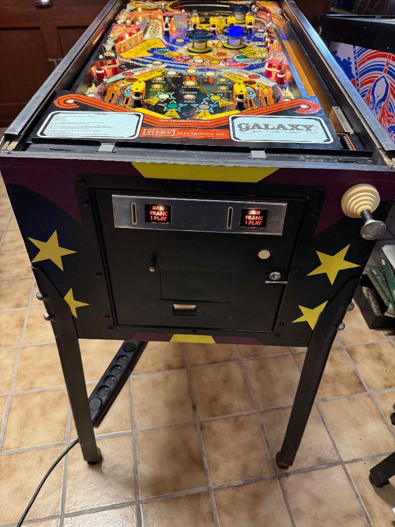 Flipper Stern Galaxy 1980, Collections, Enlèvement, Utilisé, Électronique, Flipper (jeu)