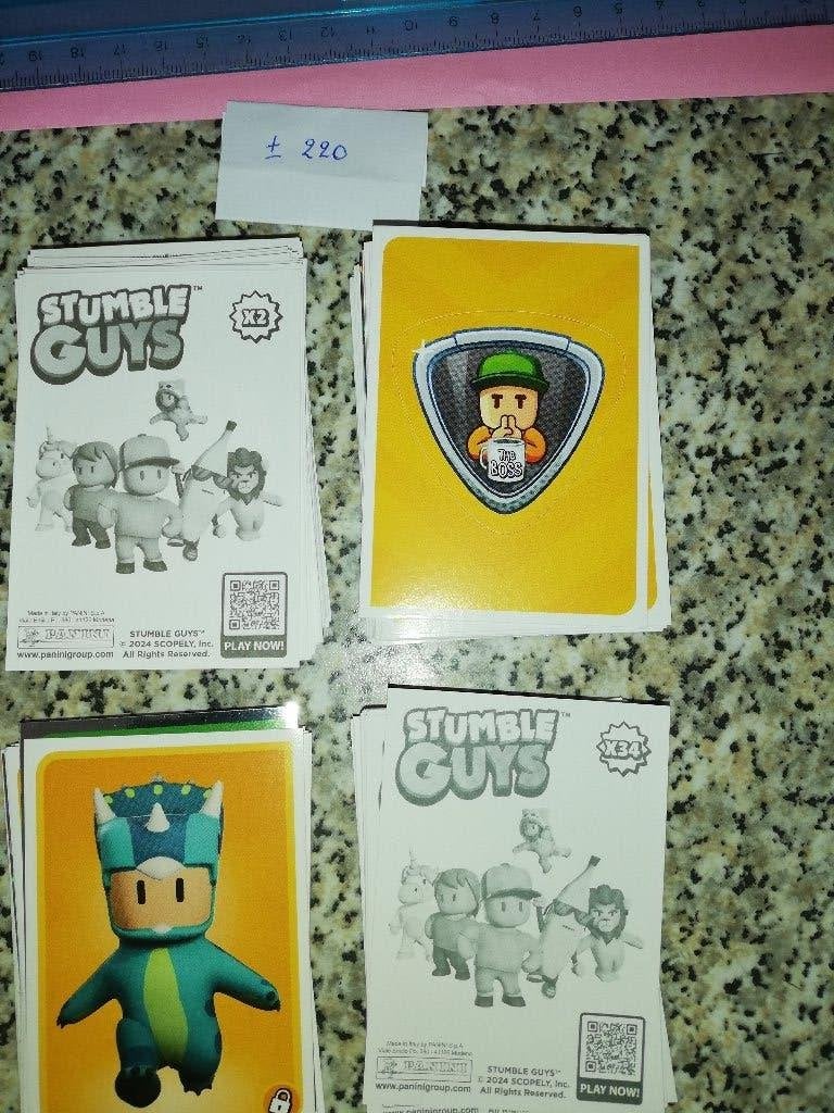 Cartes Panini Stumble Guys, Enlèvement ou Envoi, Comme neuf, Carte(s) à jouer