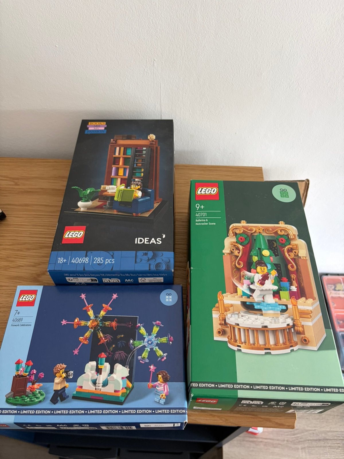 Lego sealed 40689, 40698, 40701, Ophalen, Zo goed als nieuw, Lego
