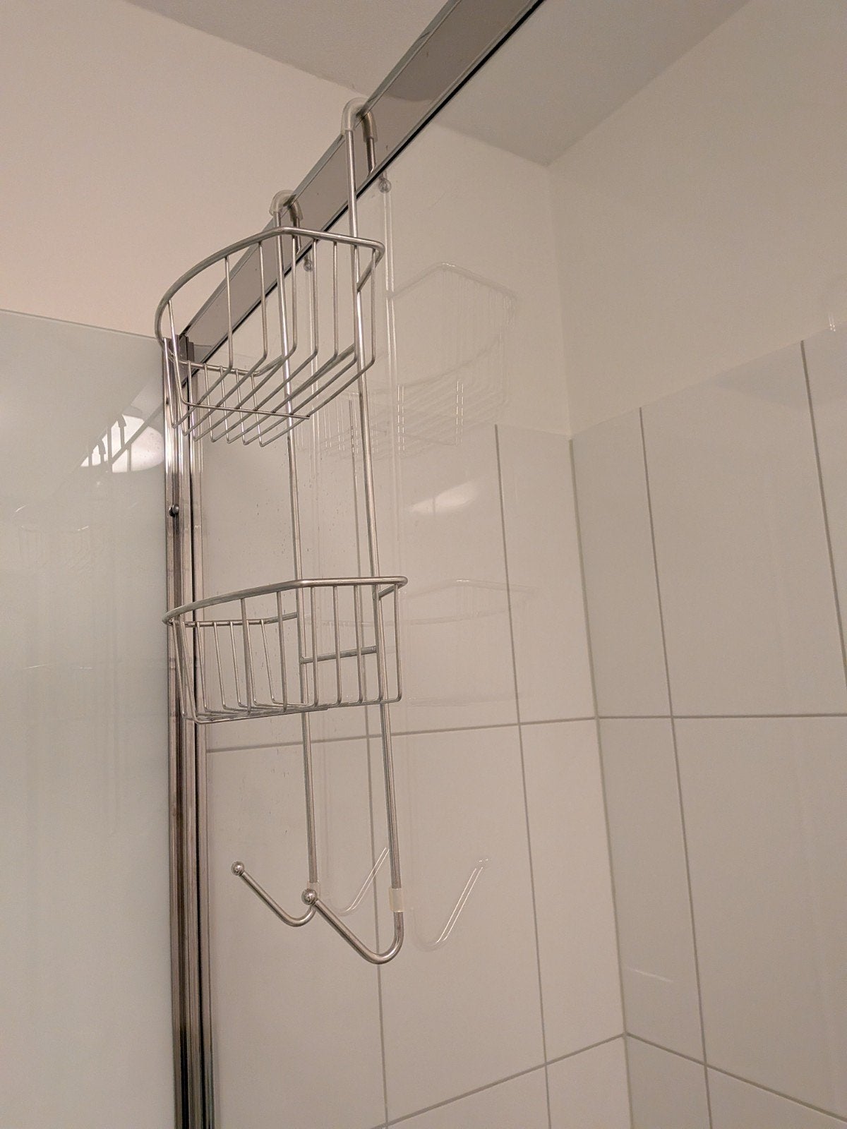 Doucherekje voor over wand douchescherm, Huis en Inrichting, Ophalen, Nieuw, Zilver, Douche-accessoire