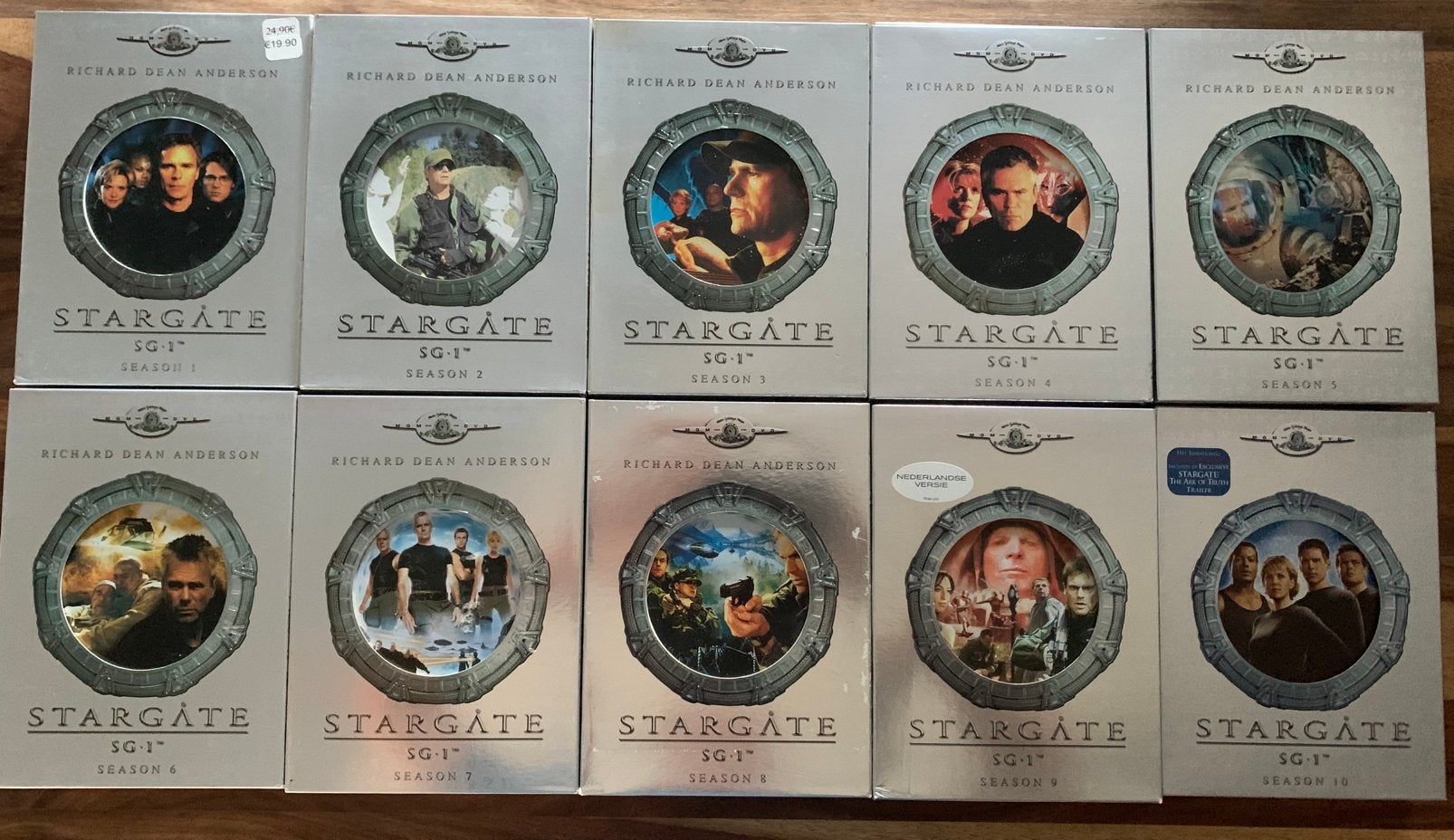 Stargate SG1 compleet, Ophalen of Verzenden, Engels, Complete serie, Nederlands